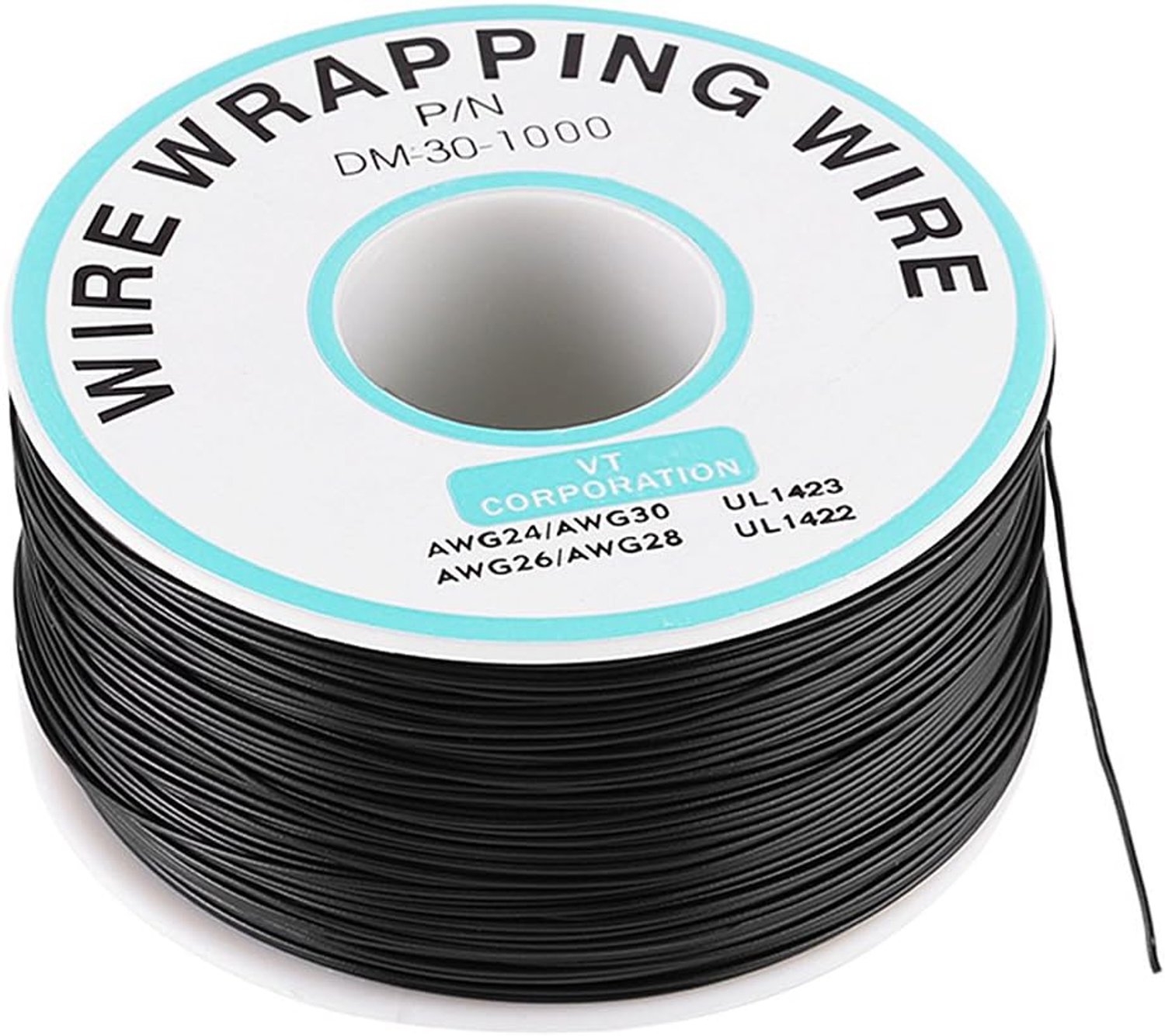 250m 30AWG Electrical Cable Tinned Copper Wire PVC Insulation Black Wiring for Electronics DIY Projects Car Household - ShopVlot