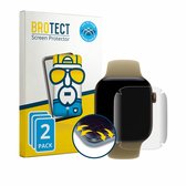 BROTECT - Screenprotector voor Apple Watch Series 12 (42 mm) - Folie Beschermfolie transparant volledig dekking - 2 Stuks