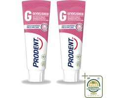 Prodent 2 x – Tandpasta – Gevoeligheid – Pro-Zinc Technologie – 75 ml - Gevoelige Tanden - Tandpasta - Pro-Zinc - Gevoeligheid - Mondverzorging