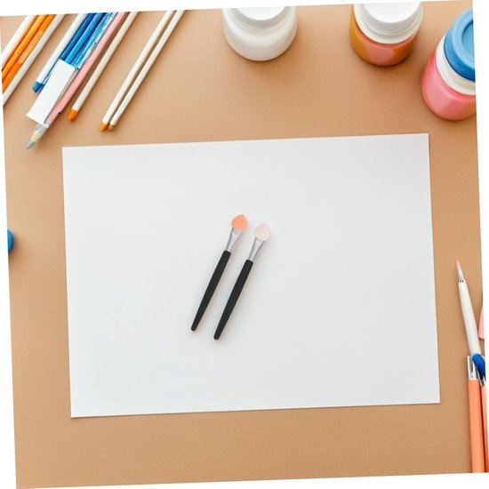 50 Stuks Schilder Sponsen met Precieze Ink Blending Applicators voor Scrapbooking Verf Kleine Sponsborstels voor Gedetailleerd Kleurmengen Soepele Overgangen Bij Knutselprojecten — afbeelding 5
