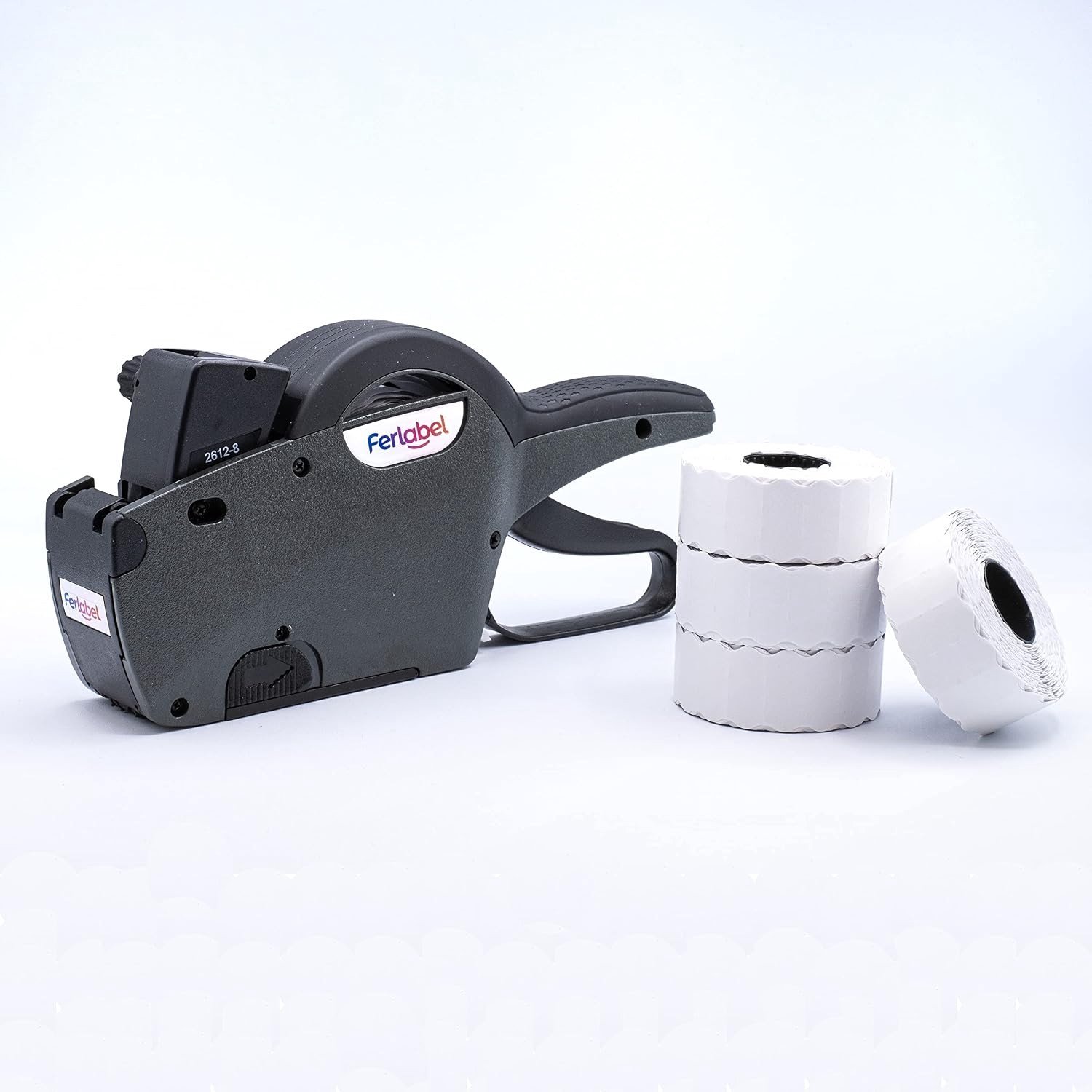 Prijskaarder - Handmatig - 26 x 12 mm - Met 4 Rollen van 1500 Etiketten - Voor Winkels en Magazijnen
