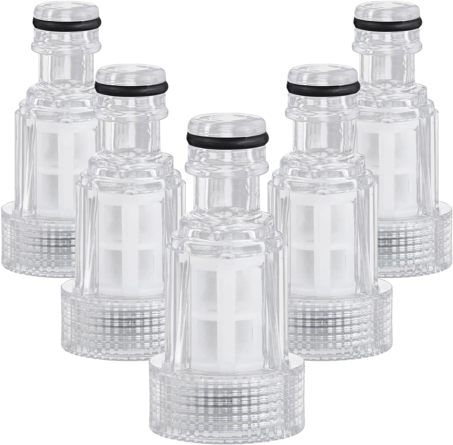 Set van 5 Waterfilters voor Hogedrukreinigers - Inlaatfilter 3/4 voor Tuin en Irrigatie, Verbeterde Waterkwaliteit en Bescherming