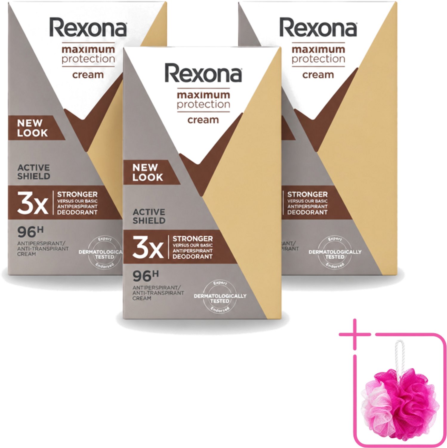 3 x Rexona – Anti-Transpirant Stick – Maximum Protection – 45 ml - Bulkverpakking - Deodorant - Zweetbestendig