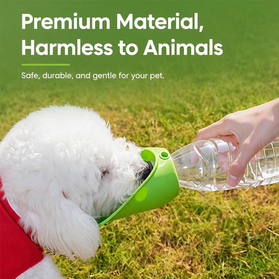 2 stuks draagbare drinkfles voor honden 800 ml, waterfles met geïntegreerde drinkbak voor wandelingen, trektochten,kleine honden, katten en uitstapjes — afbeelding 4