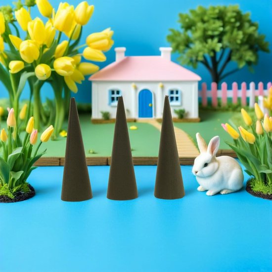 3 Stuks bloemist schuimblokken schuim voor bloemen schuim voor bloemstukken bloemenrangschuim steekschuim blokken vers bloemenschuim Green — afbeelding 4