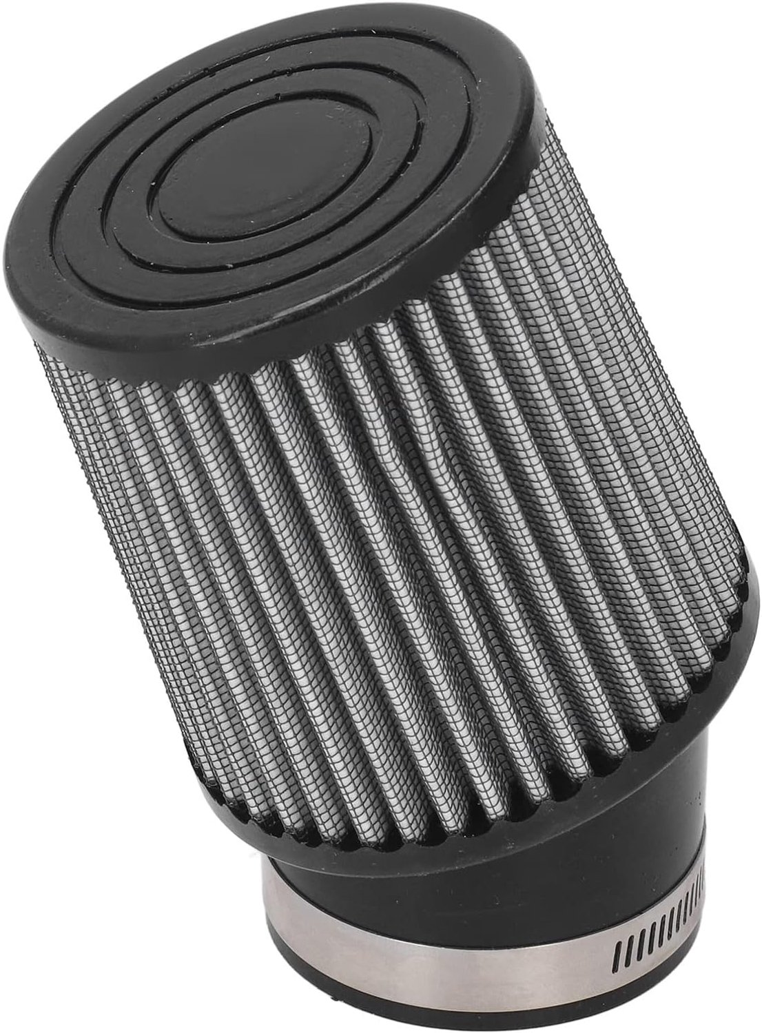 Luchtfilters, 62 Mm Luchtfilter Aluminium Luchtfilter Vervanging voor CT200U BT200X CT100U MB165 Mini Bike Go Kart (Zilver)