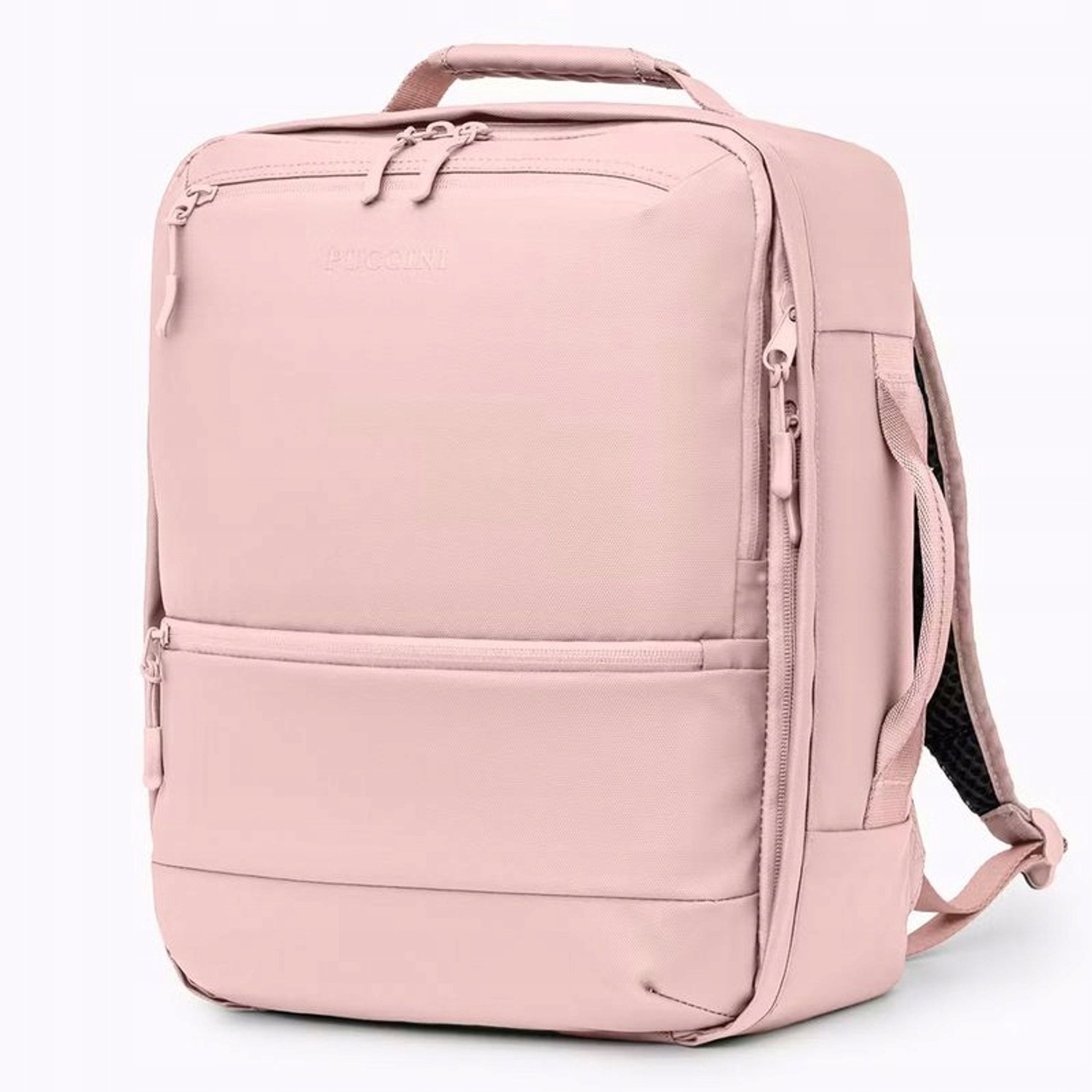 Puccini Handbagage Rugzak 40x30x18cm Roze Laptopvak PM90361