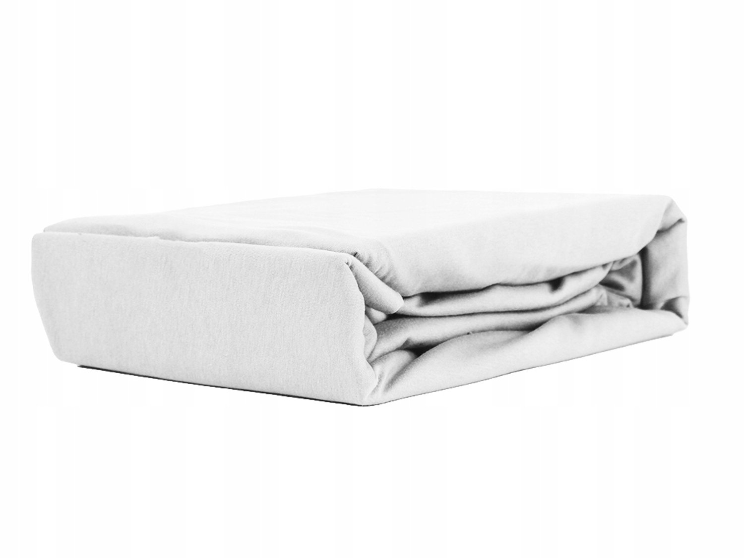 Kam-Pol Jersey Hoeslaken Katoen 100% 80x210cm Wit - 30cm Hoog