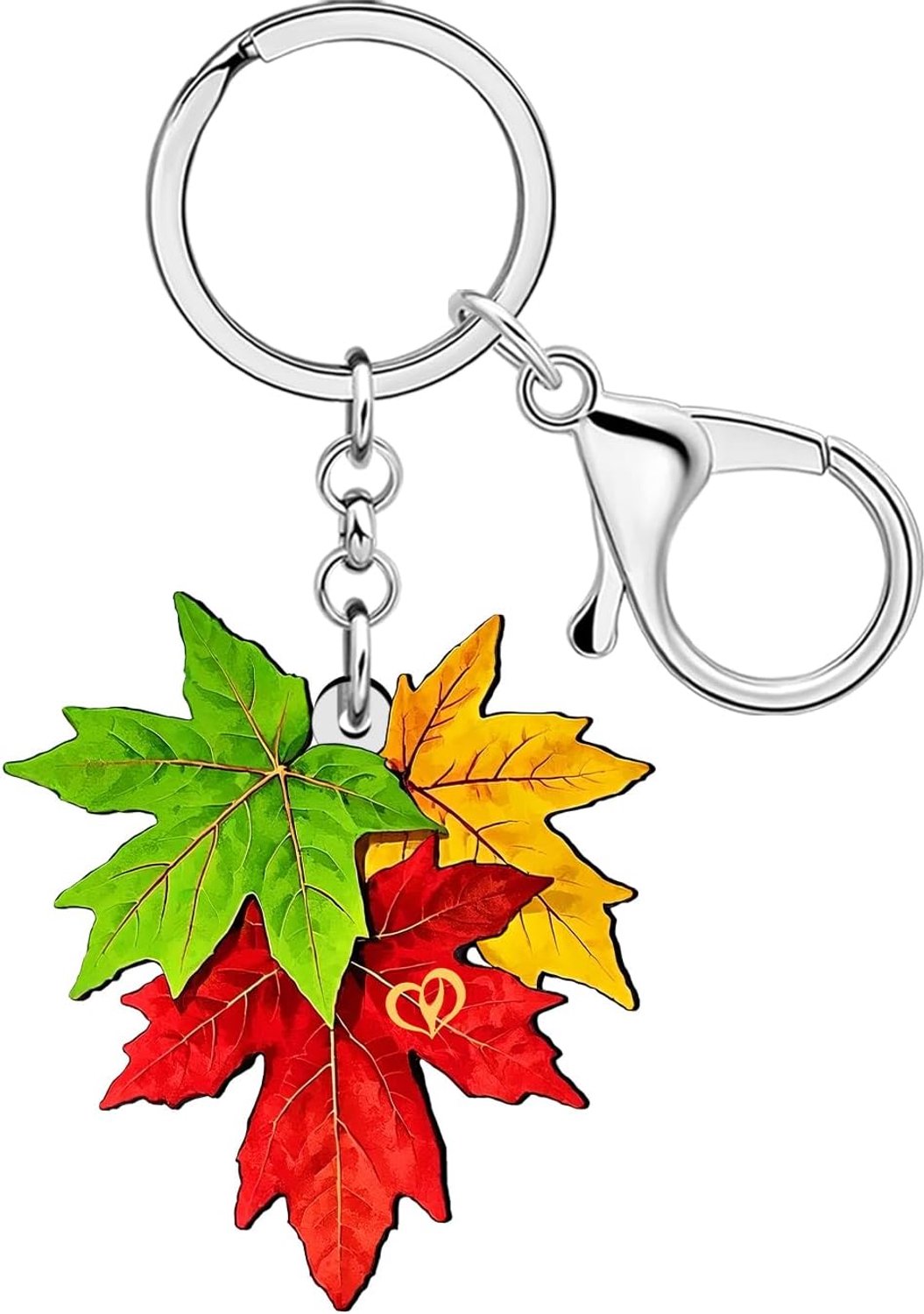 Acryl Maple Leaf Sleutelhanger Herfst Geschenken voor Vrouwen - ShopVlot