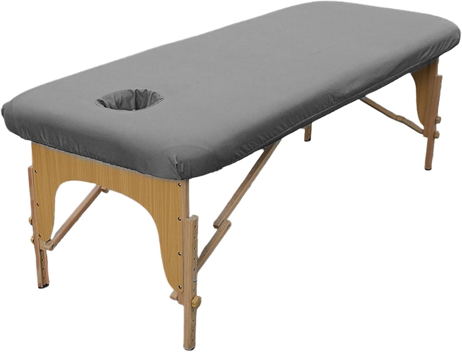Massage Tafel Cover 80 x 190 cm - Rekbare, Wasbare en Oliebestendige Deken voor Schoonheidssalons, Spa's en Therapieën met Gat