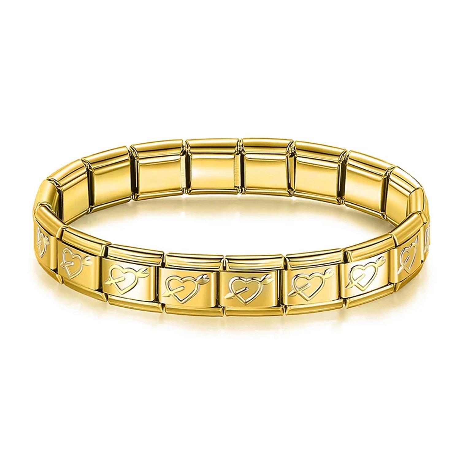 Armband Gouden hart met pijl