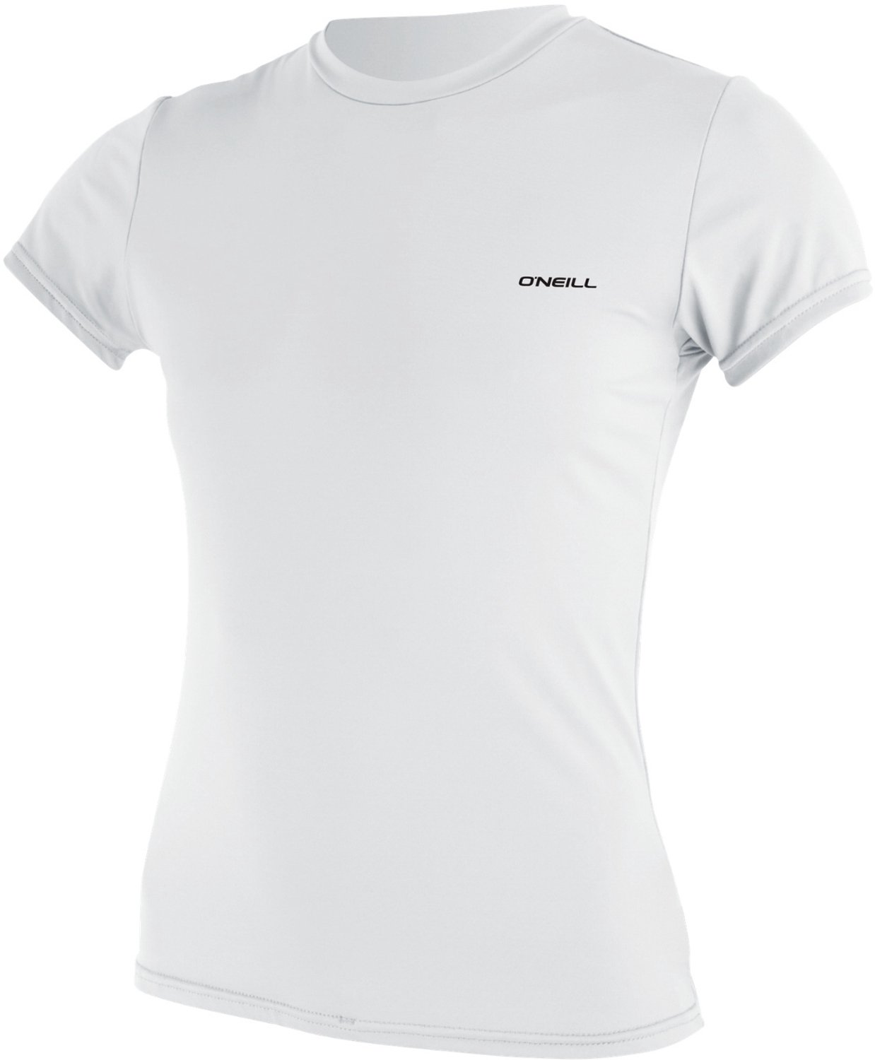 2026 O'Neill Dames Basis Skins Korte Mouw Zonneshirt - White
