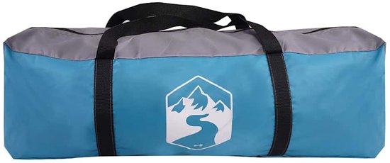 vidaXL Tunneltent - 6-persoons - Waterdicht - Blauw Familietent - Tunneltent - Campingtent - Caravan Accessoires - Watersport van Vidaxl — afbeelding 2
