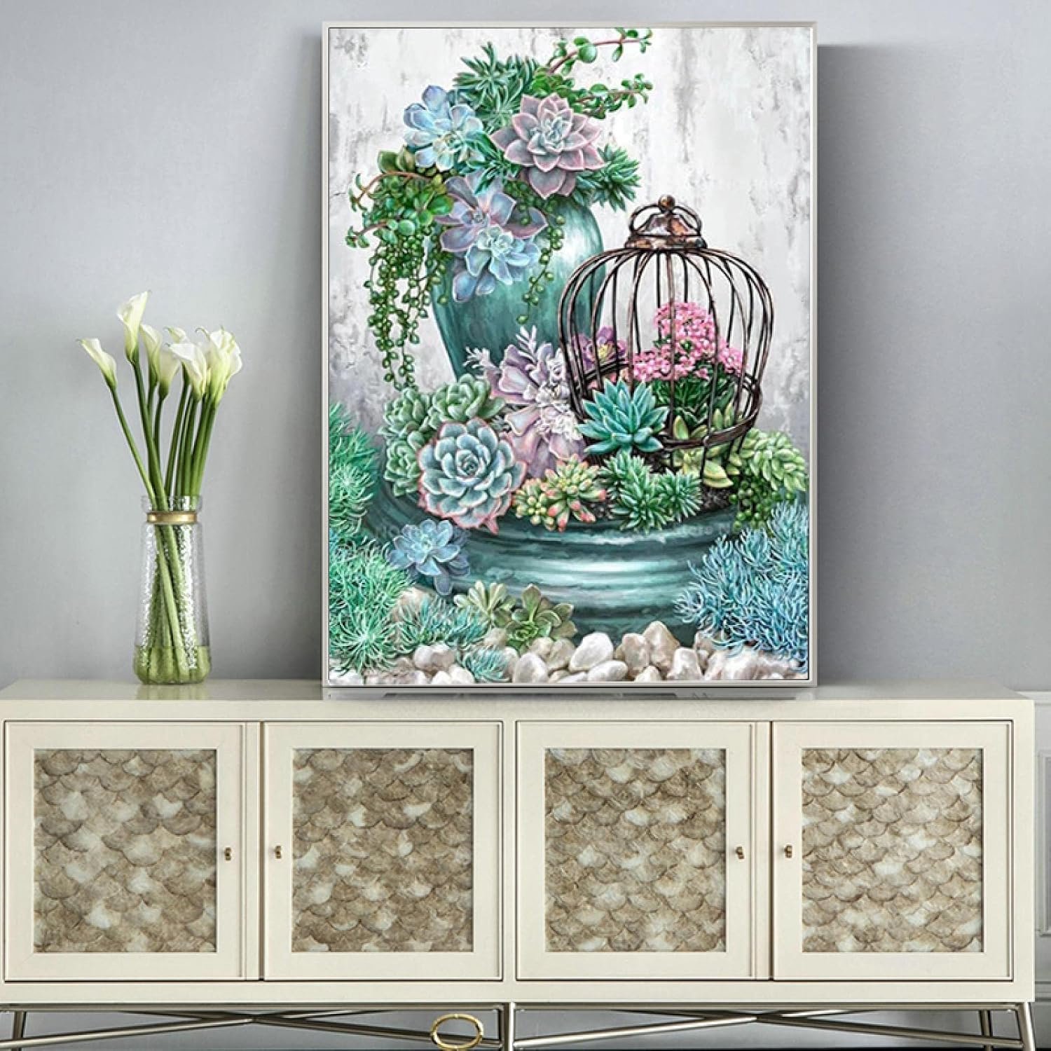 Canvas Schilderij Muur Kunst Groene Planten Posters En Prints Voor Woonkamer Boerderij Stijl Foto Huisdecoratie 35x50cm Frameless