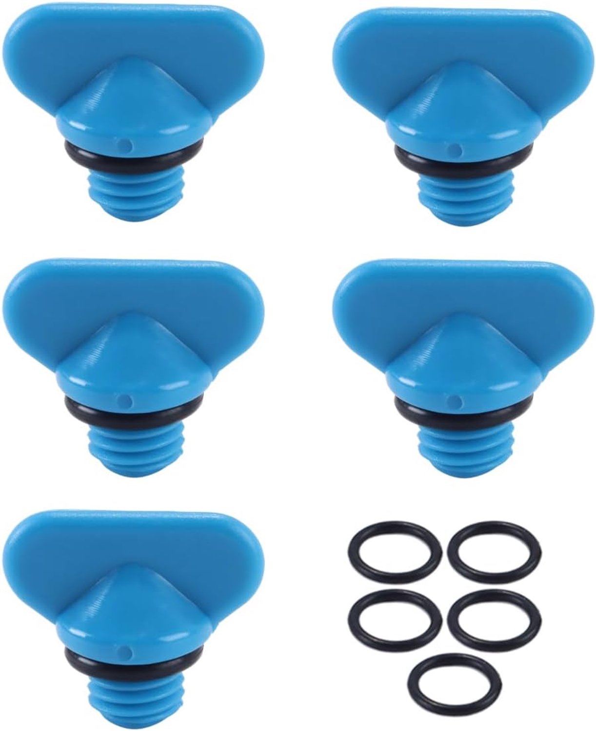 Afvoerplug 5 Stks - 22-806608A02 - Inclusief O-ringen - Voor Stern Drive motoren - ServiceTopper