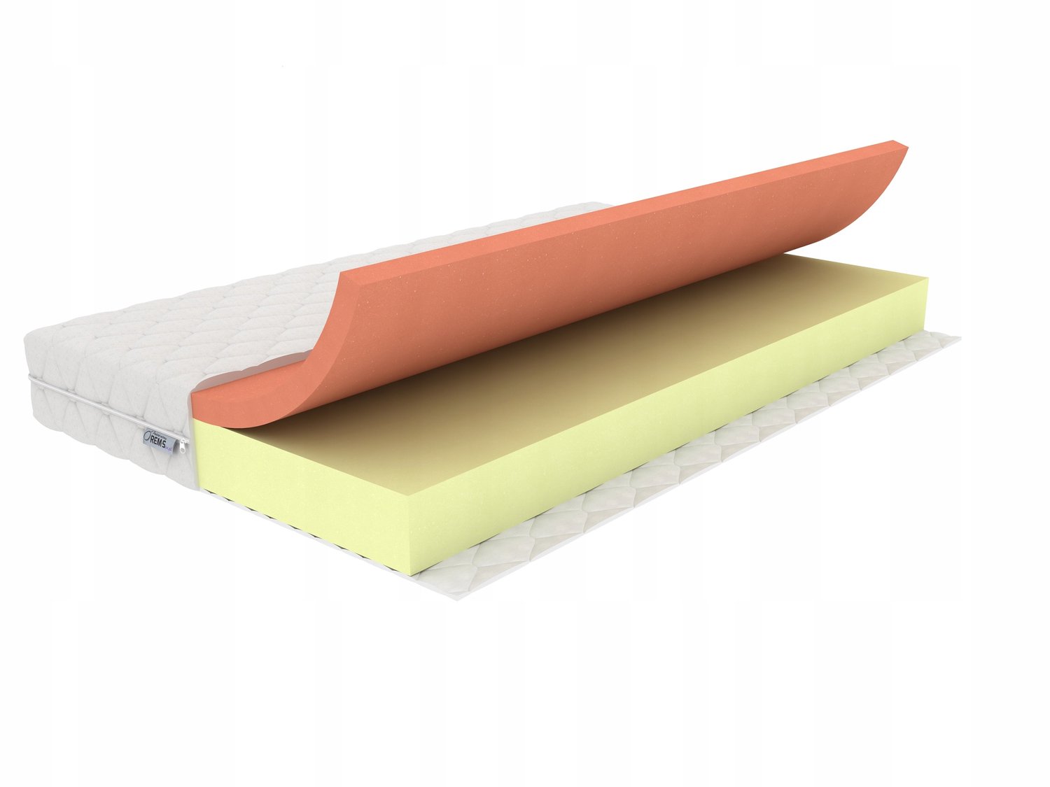 Rem-Sen GEL - Eenpersoonsmatras - 80 x 200 cm - 17 cm - Gel- en HR-schuim - H3