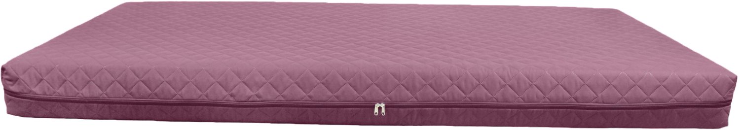 Kam-Pol Gewatteerde Matrasbeschermer - Poederroze - 90 × 180 cm - Voor matras tot 17 cm