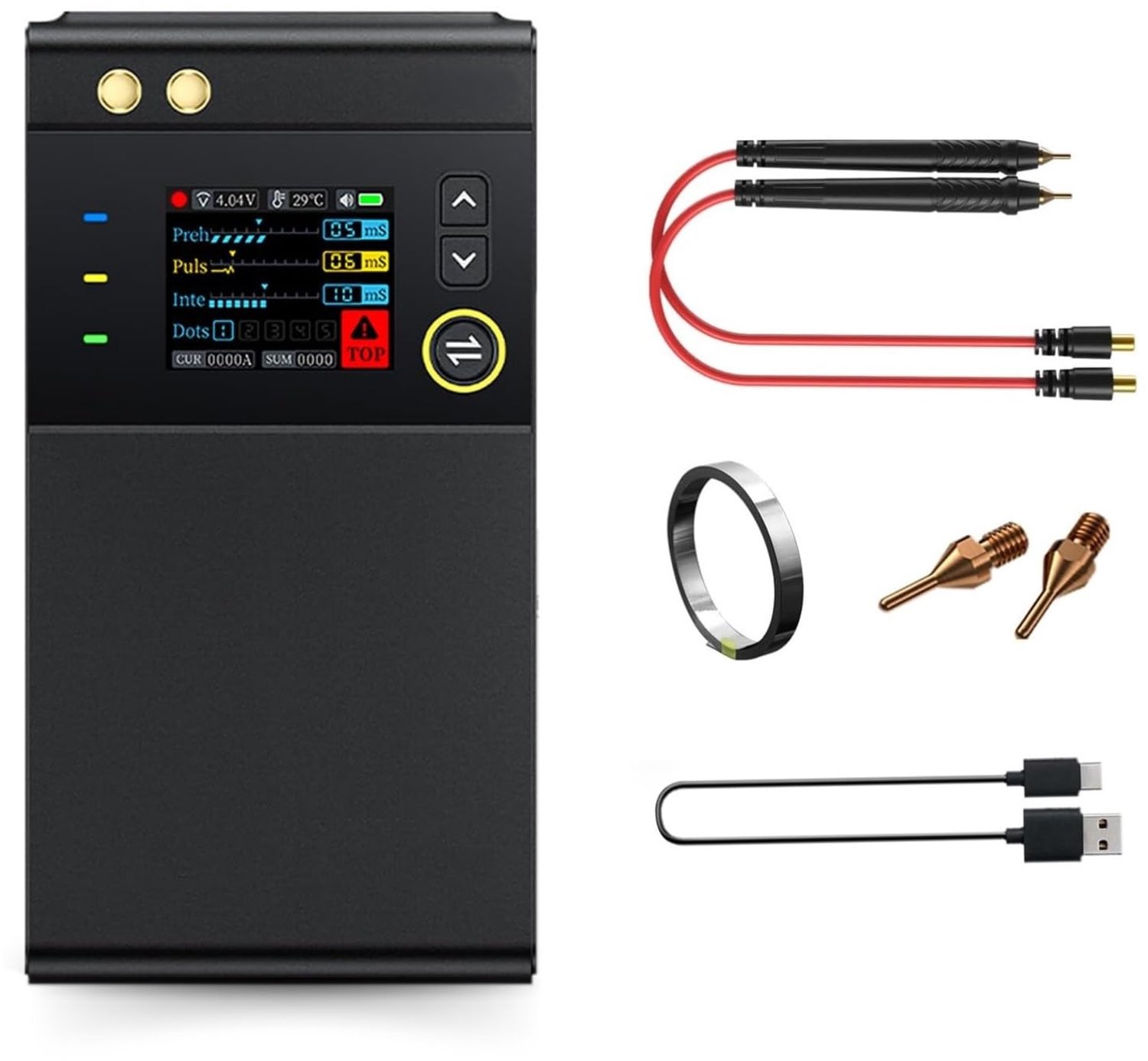 Draagbare Handheld Puntlasmachine voor Accu's