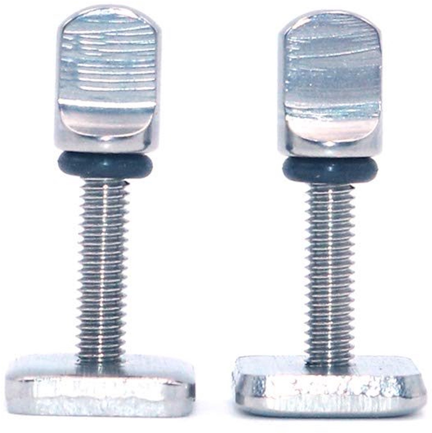 Fin Schroeven 2 Stuks Roestvrij Staal Handverstelbaar Geschikt voor Longboard/SUP Geen Gereedschap Nodig 19.4mm Lengte Finbouten
