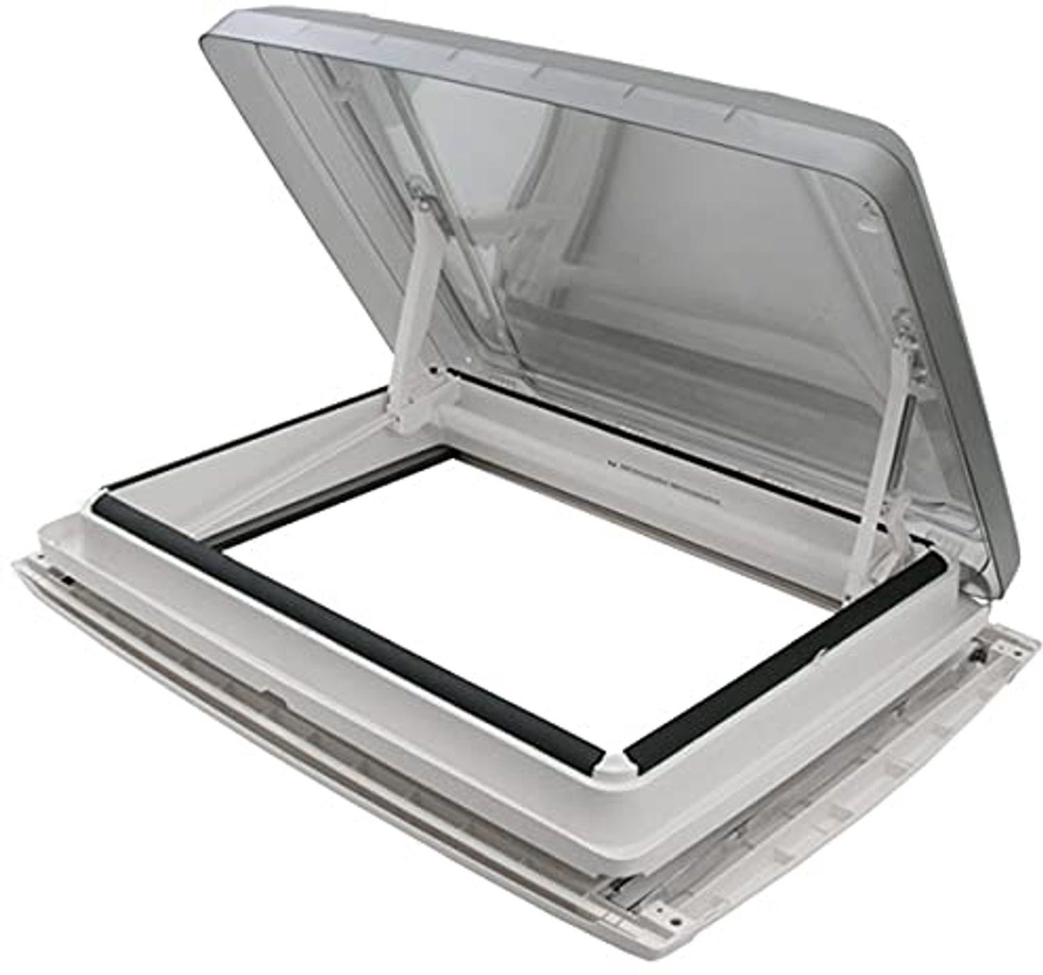 Panoramadakluik met Getint Glas - 70 x 50 cm - Wit