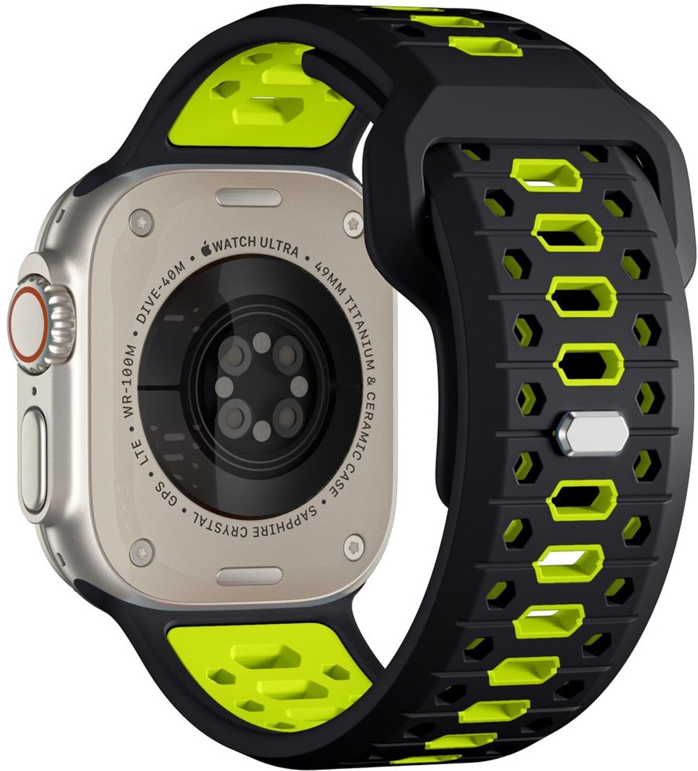 Ademend Silicone Sportarmband voor Apple Watch Ultra