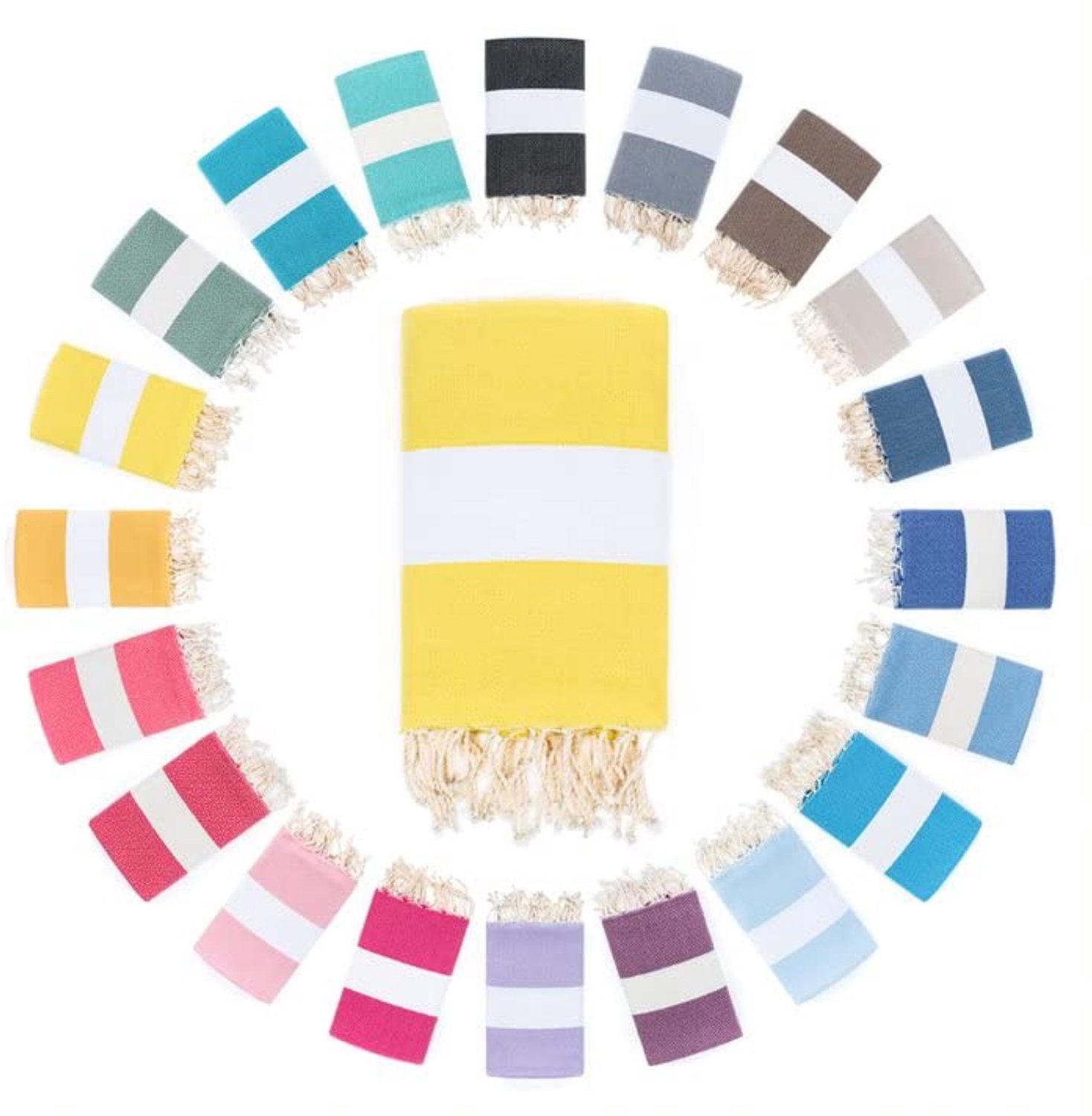 Handgemaakte Hammam Handdoek van 100% Katoen XXL