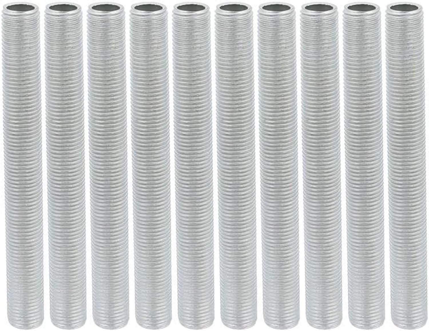 lampbuisnippel M10 85 mm - verzinkt metaal - hol - lange levensduur - 10 stuks - ServiceTopper