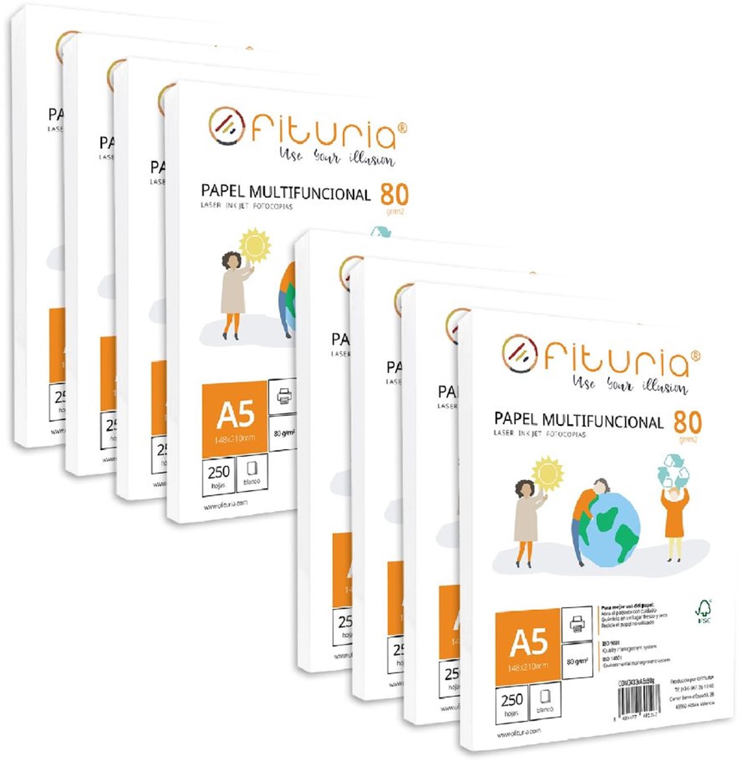 A5 papier - 2500 vellen - Multifunctioneel