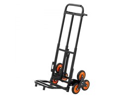 Trapklimwagen Opvouwbaar - 100 Kg Draagvermogen - 400 X 330 Mm Dek - Koolstofstaal Frame - Voor Huishoudelijk Gebruik