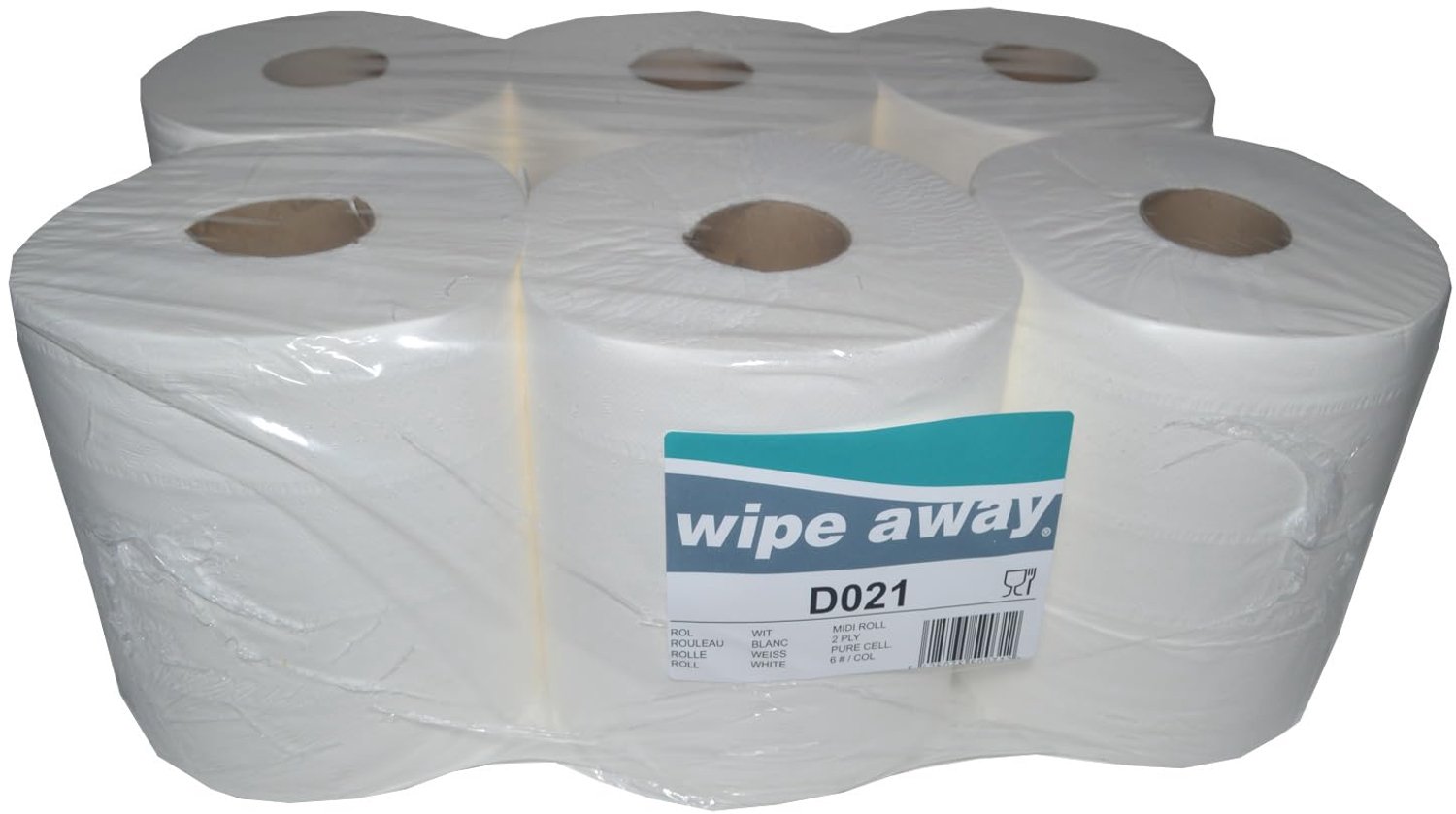 Schoonmaakpapier Rol - Twee-laags 20cm x 160m