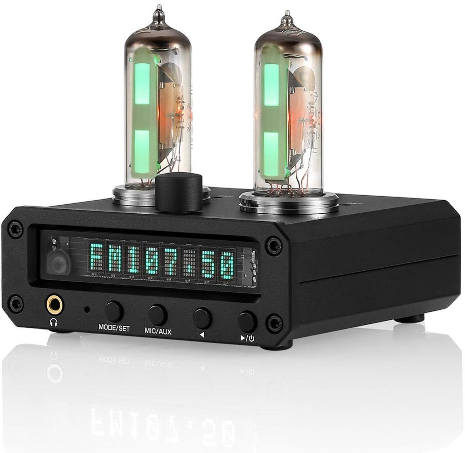 Stereo Preamplifier met FM Radio en Klok