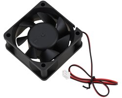 Koelventilator 60×60×25mm - 2-pins connector - DC 12V 0.3A - vervangingsmodel voor Bitmain PSU's - m-winkel