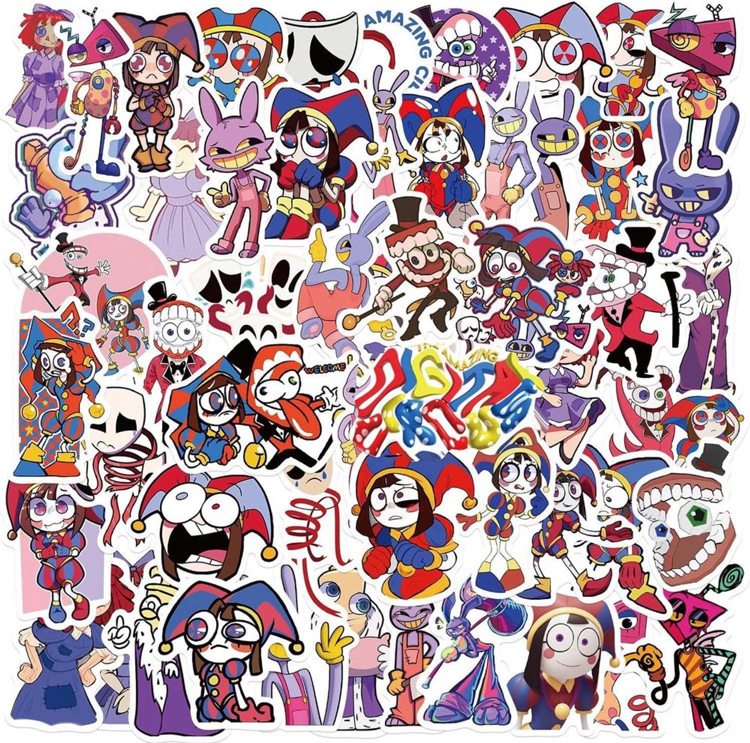 Set van 52 Stickers voor Waterflessen en Journaling