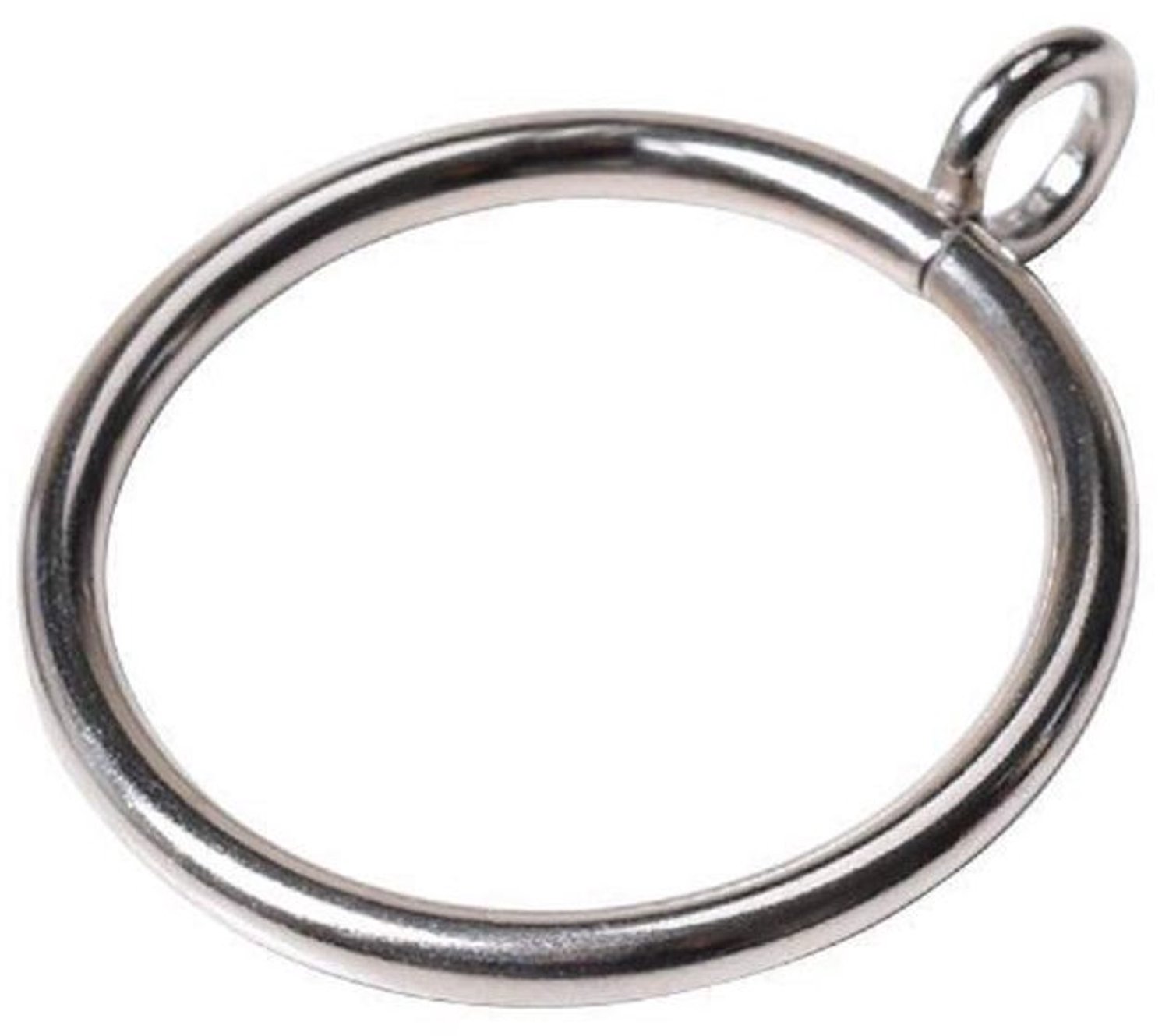 10 Stuks Metaal Gordijnringen - 38mm Binnen Diameter - Zilveren Afwerking