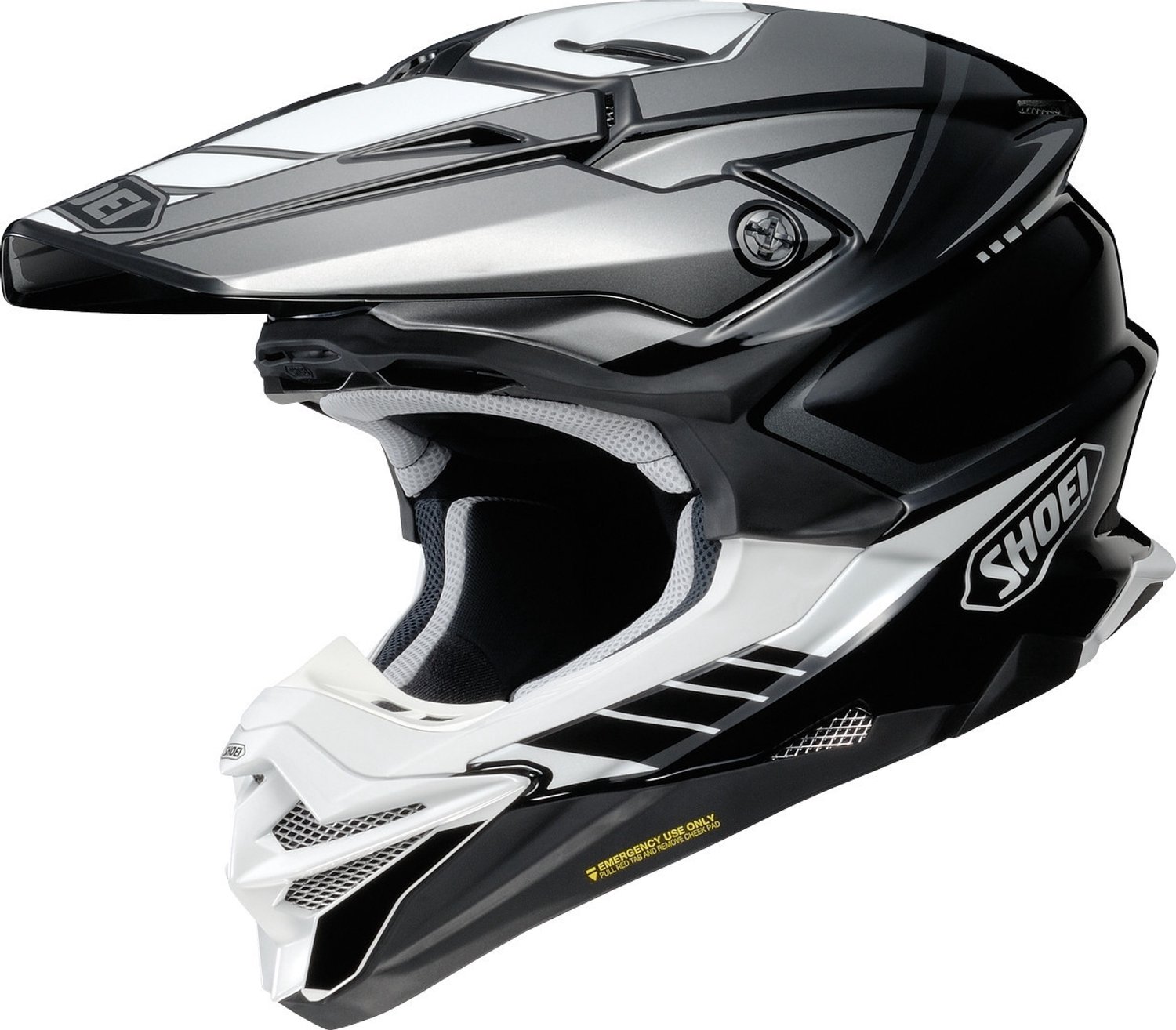 Shoei VFX-WR 06 Jammer TC-5 Zwart Grijs Wit Crosshelm - Helm