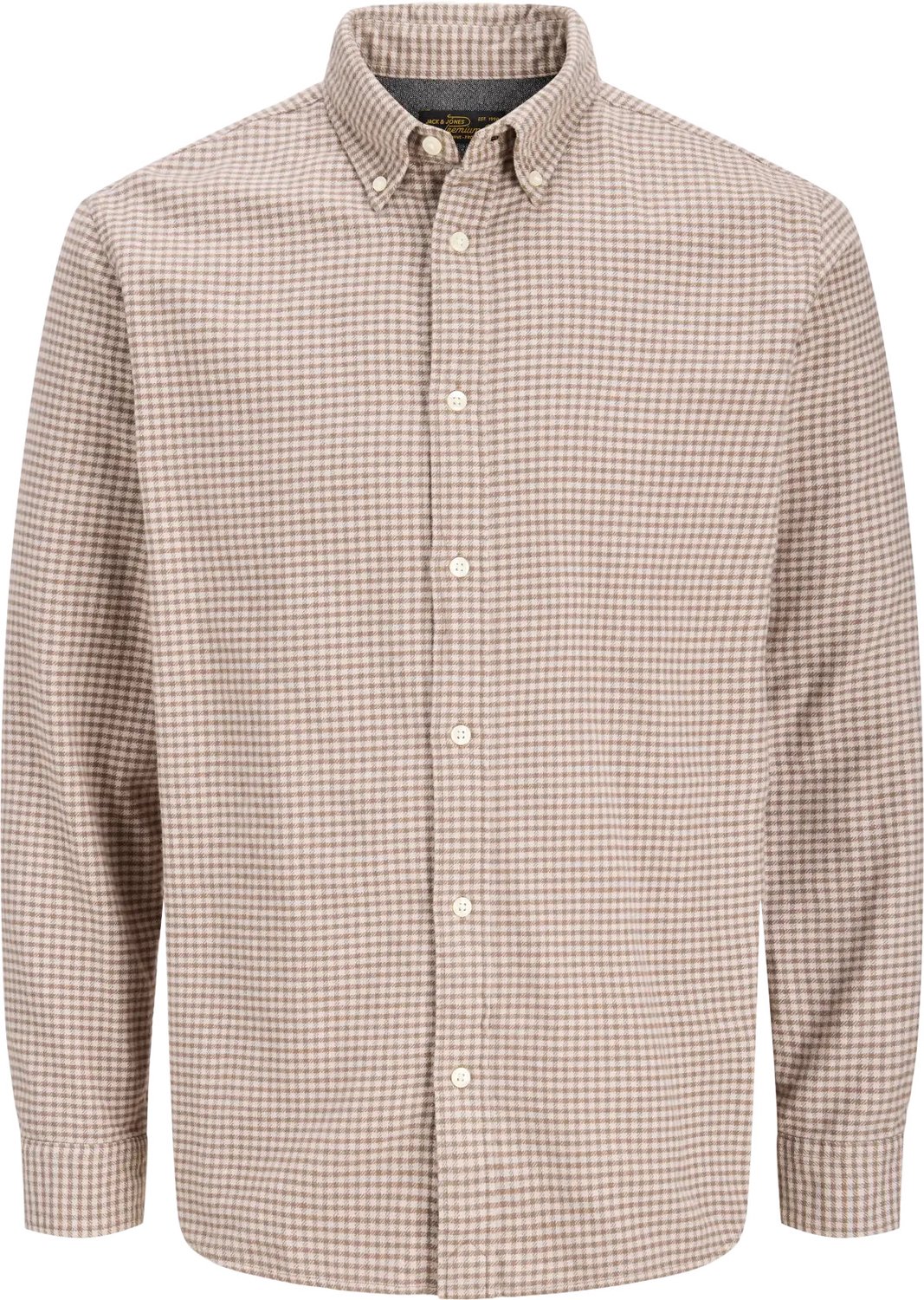 Stanley flannel shirt regular fit - popeline - beige (dove)