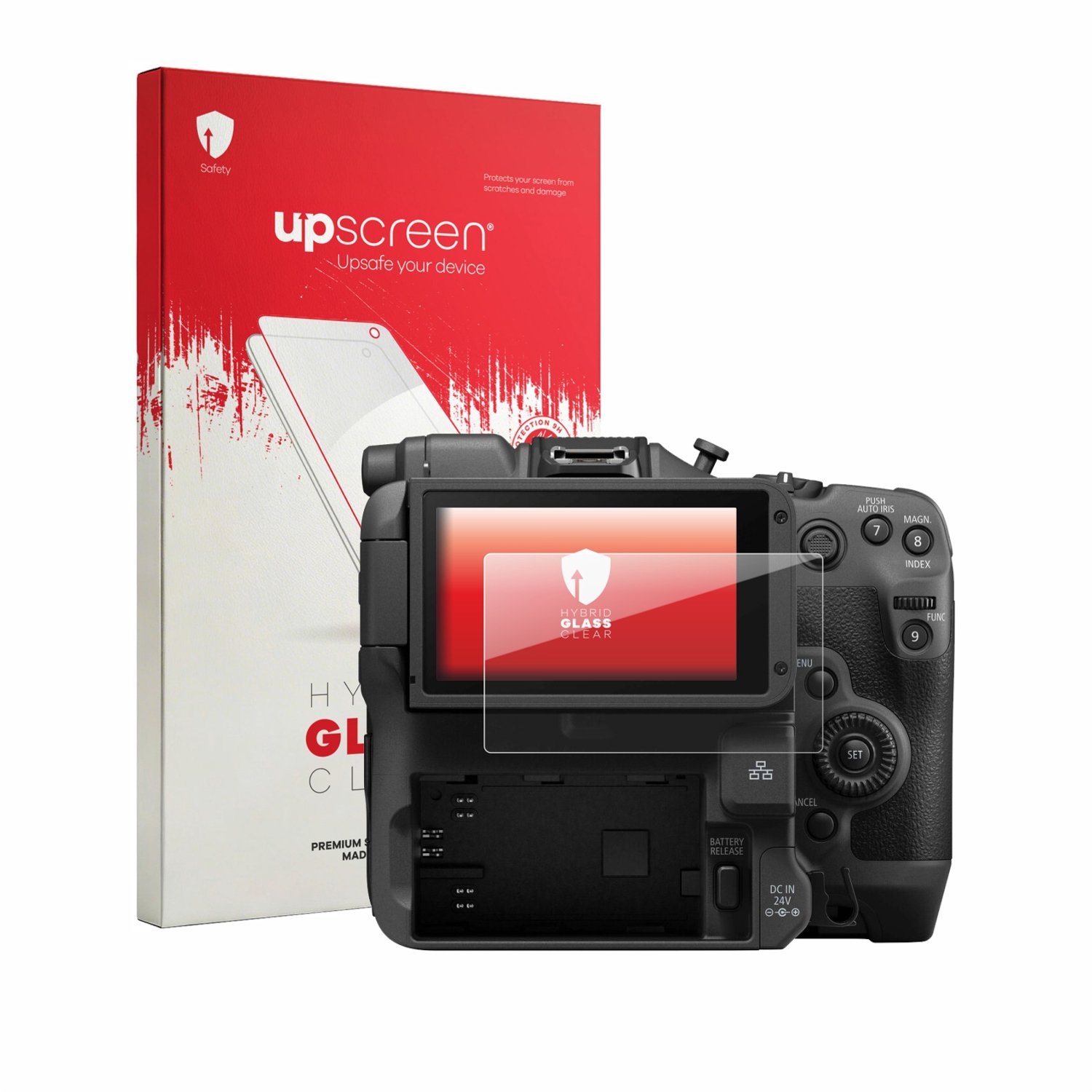 upscreen - Screenprotector voor Canon EOS C80 - Folie Beschermfolie Beschermglas transparant