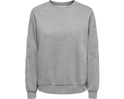 JDY - JDYMESA MINDY L/S EMB SWEAT JRS Dames Trui