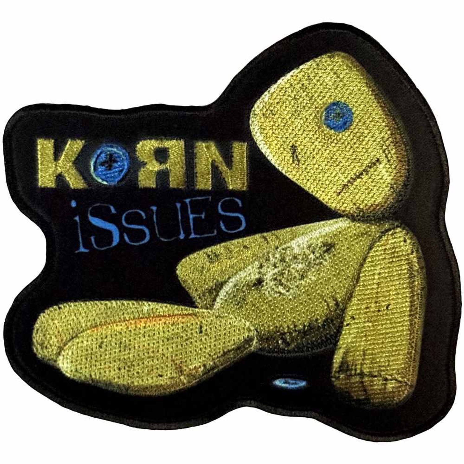 Korn - Issues Patch - Zwart/Geel