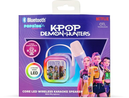 KPop Demon Hunters - draadloze microfoon en speaker - met lichteffecten en stemeffecten — afbeelding 5