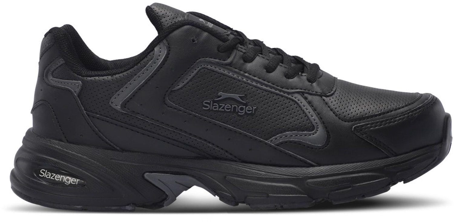 Slazenger Moss Heren Hardloopschoenen - Zwart / Donkergrijs