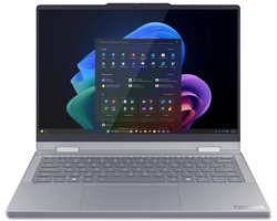Lenovo ThinkBook 14 2-in-1 G6 IPL Copilot+ PC Intel Core Ultra 5 325 Hybride (2-in-1) 35,6 cm (14) Touchscreen WUXGA 16 GB DDR5-SDRAM 512 GB SSD Wi-Fi 7 (802.11be) Windows 11 Pro Belgisch Grijs