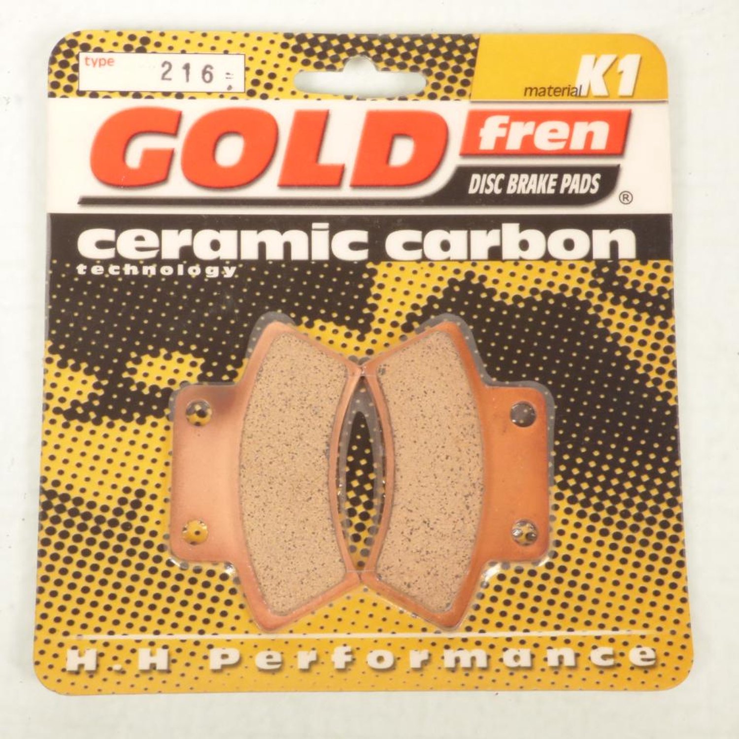 Remblokken Gold Fren voor Quad Quadzilla 50 R 2003 tot 2006 rechtsachter / Schijfrem achter Nieuw