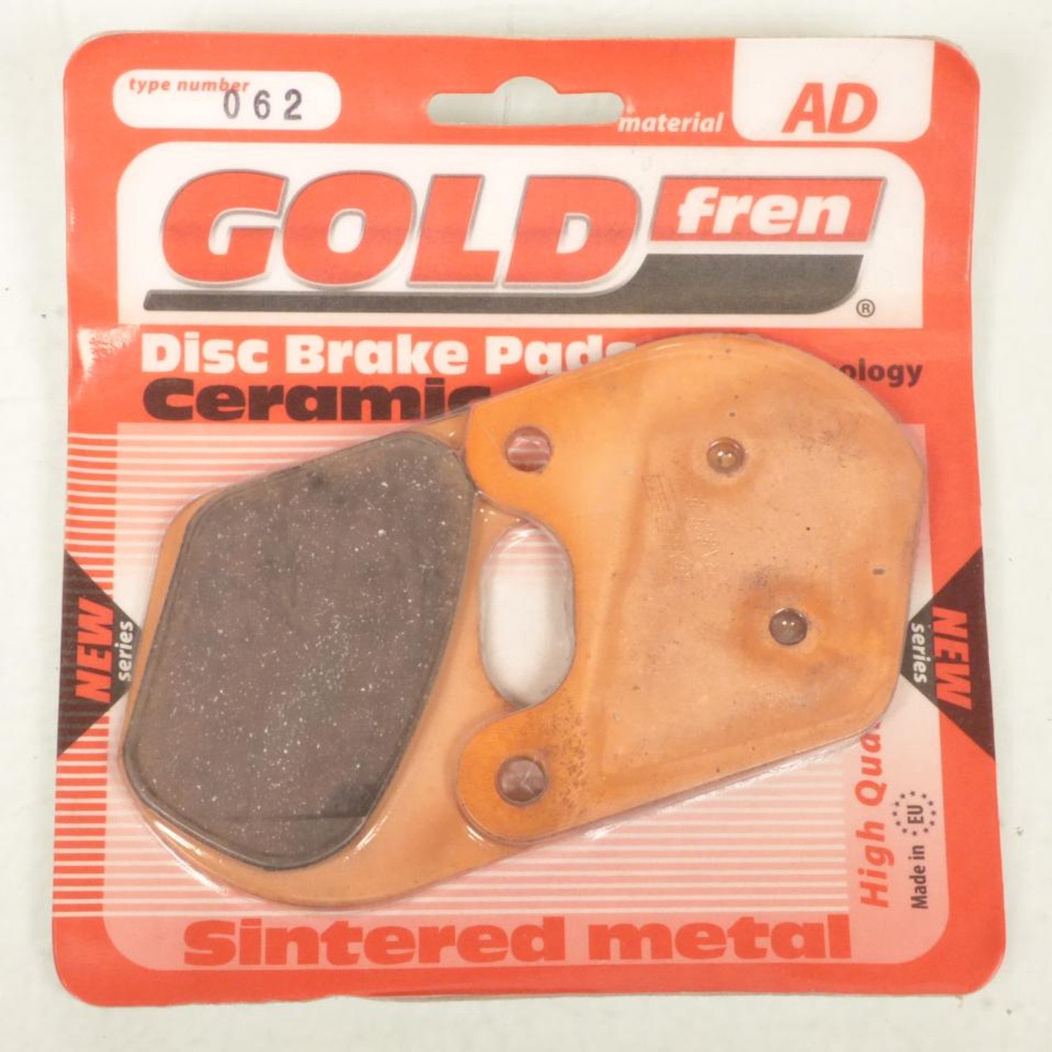 Remblokken Gold Fren voor Motor Harley Davidson 1340 FLT 80 Classic 1981 tot 1983 linksvoor/rechtsvoor Nieuw