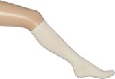 Bonnie Doon - Dames - Cotton Knee-High - Creme/Creme/Ivory - maat 39-42 (2 paar)