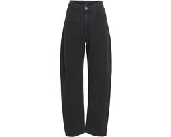 Vila Jeans Vibrooke Rw Barrel Jeans Jaf - Noos 14120300 Black Denim/wash 501 Dames Maat - W34 X L32