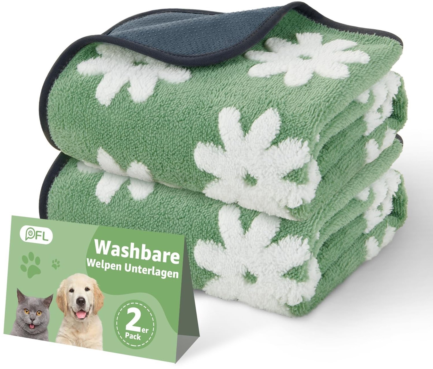Wasbare Puppy Pads 24 x 41 cm - Pack van 2