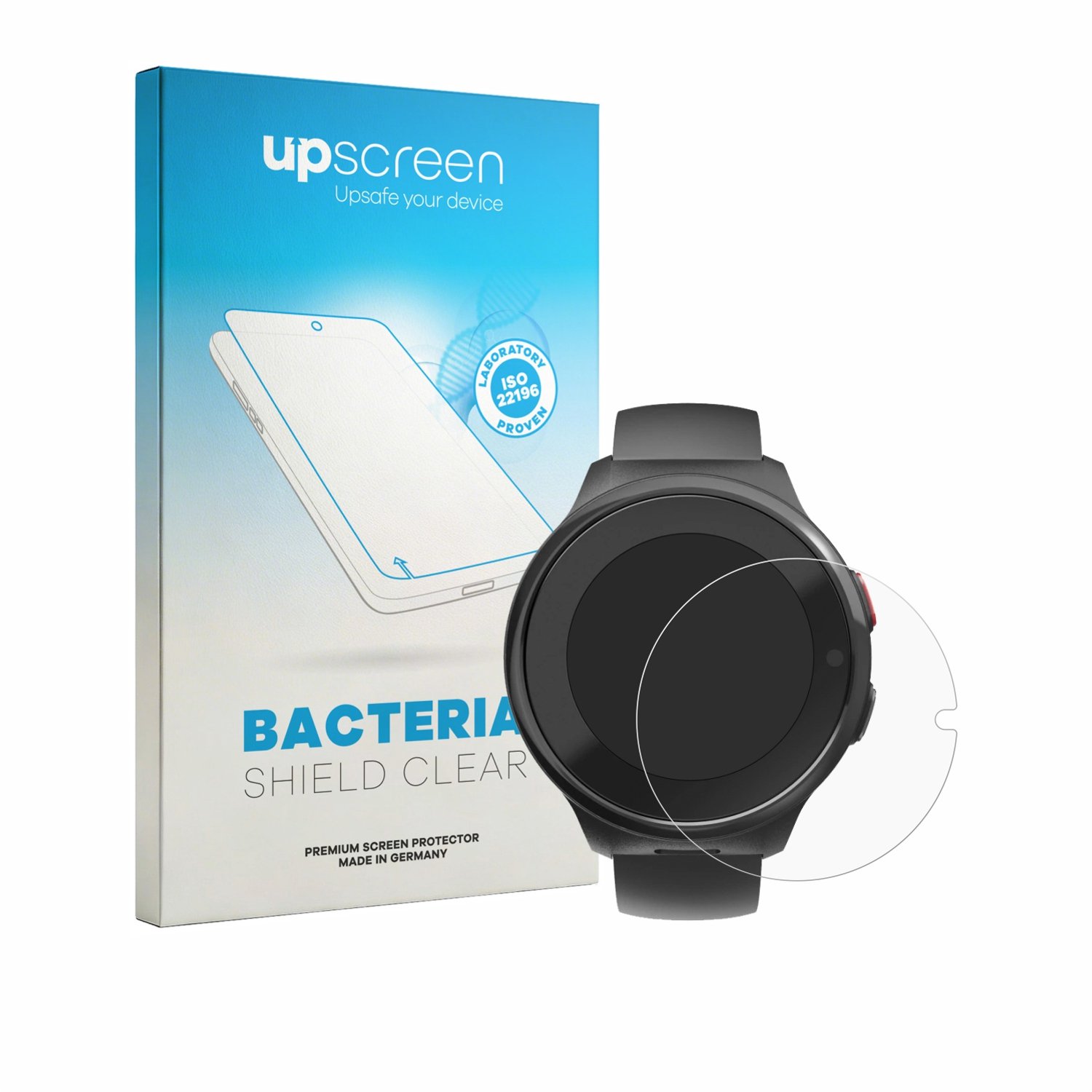 upscreen - Screenprotector voor Hama Kids Smartwatch - Folie Beschermfolie transparant antibacterieel