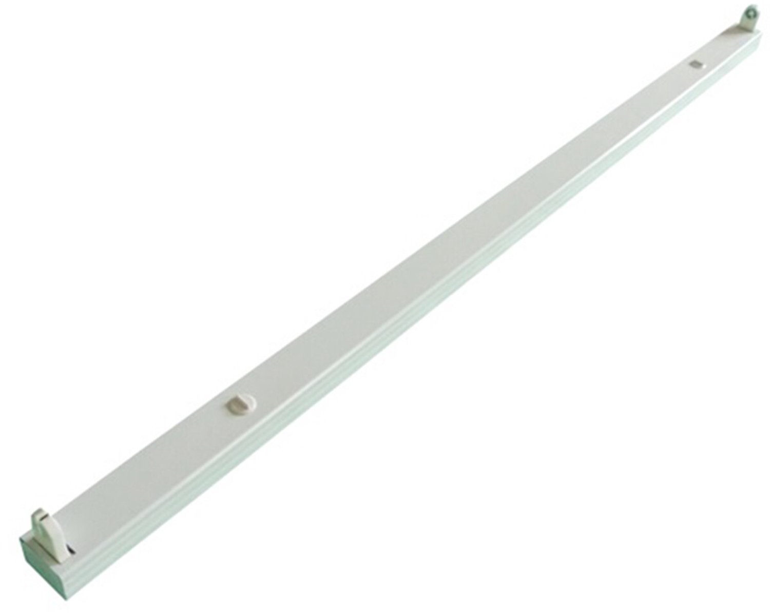 Qualu LED TL Armatuur T8 - Igia Dybolo - 150cm Enkel - IP20 - Mat Wit - Staal