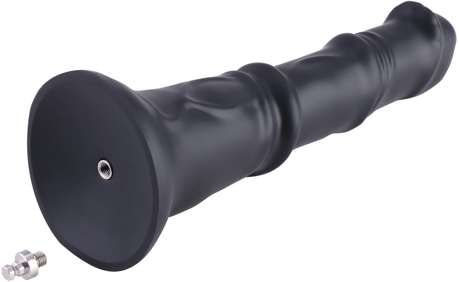 Hismith XXL Fantasy Anale Dildo 29 cm – Siliconen Dildo met Zuignap en KlicLok – Zwart